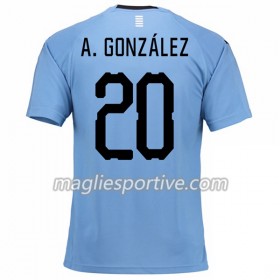 Completo Calcio Uruguay A.Gonzalez 20 Divisa Prima Mondiali 2018